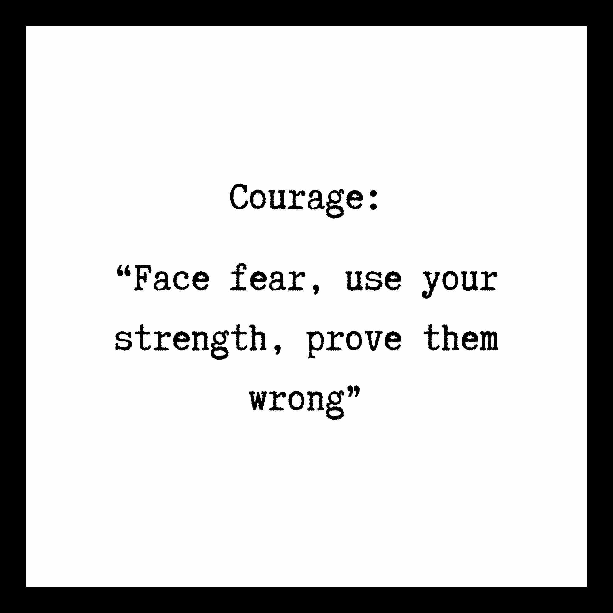 Minimalist Mindset Trio – Resilience, Courage & Individuality Quote Posters (3x A3 Digital PDF Bundle)