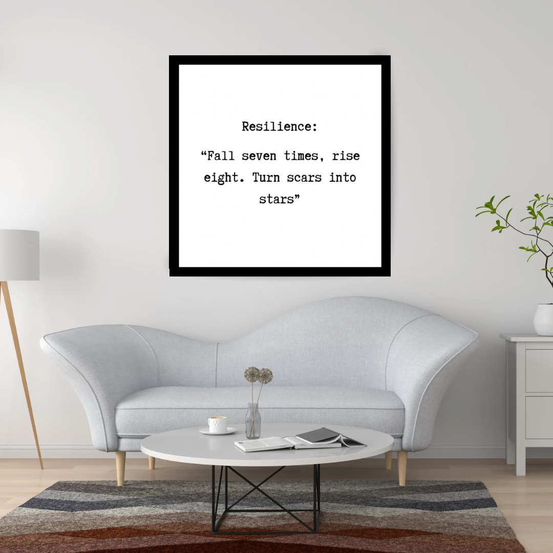 Minimalist Mindset Trio – Resilience, Courage & Individuality Quote Posters (3x A3 Digital PDF Bundle)